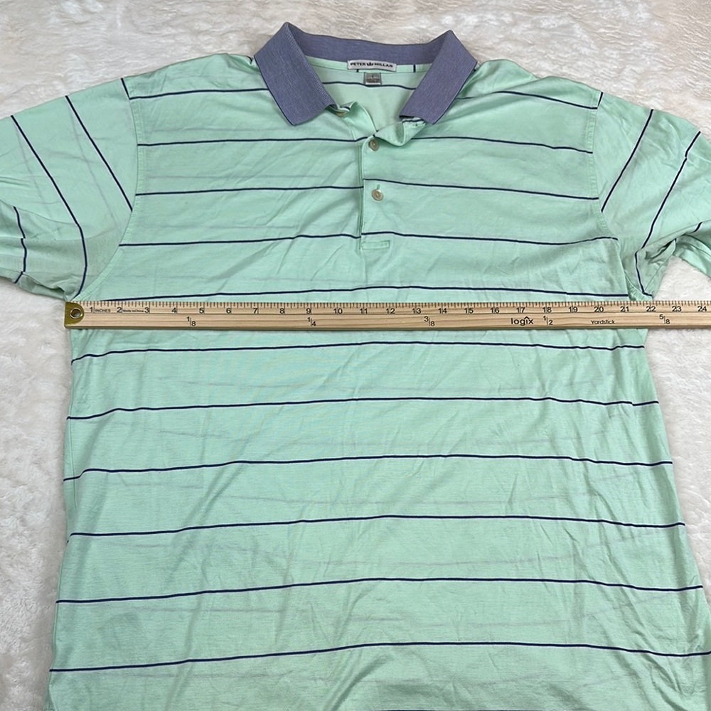 Peter Millar Green and Blue Polo for Casual Elegance - Picture 5 of 7